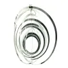 Gautzsch Windspiel Kreise Silberfarben Ø ca.18 cm - Edelstahl