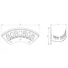 GEKA® Plus Wandschlauchhalter P 35 cm - Leichtmetall