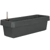 Geli Bewässerungsblumenkasten VIVA Anthrazit 40 x 21,2 cm - Kunststoff