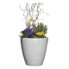 Hentschke Blumenkübel 25 cm weiss