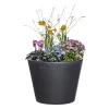 Hentschke Blumenkübel 40 cm anthrazit
