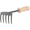 IDEAL-Handrechen mit 15,5 cm Buchenstiel - Hochwertiger Vergütungsstahl