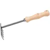 IDEAL-Handrechen mit 15,5 cm Buchenstiel - Hochwertiger Vergütungsstahl