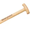 IDEAL-Spaten Premium Gärtner Form Doppelfederspaten mit Tritt Eschen-T-Stiel - Größe 2