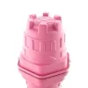 Kaemingk Kinder Eimer Pink in Sandburgform Ø 22,5 cm - Kunststoff