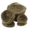 Kaemingk Oster-Deko Nester Braun aus getrocknetem Gras - 3er-Set