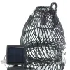 Kaemingk Solar Hängelampe Wicker 28-H36 cm schwarz