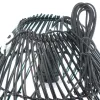 Kaemingk Solar Hängelampe Wicker 28-H36 cm schwarz