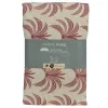 outdoor living Tischdecke Palmen Beige & Rot 140 x 250 cm - Polyester-Baumwolle