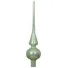 Baumspitze Pefferminz glanz Ø 6 cm 26 cm hoch - Glas