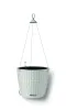 LECHUZA® Blumenampeln NIDO Cottage 28 Lichtgrau All-in-One
