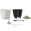 LECHUZA® Blumenampeln NIDO Cottage 28 Lichtgrau All-in-One