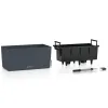 LECHUZA® Blumenkasten BALCONERA Color 40 Schiefergrau All-in-One
