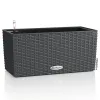 LECHUZA® Blumenkasten BALCONERA Cottage 40 Granit All-in-One