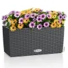 LECHUZA® Blumenkasten BALCONERA Cottage 40 Granit All-in-One
