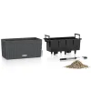 LECHUZA® Blumenkasten BALCONERA Cottage 40 Granit All-in-One