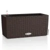 LECHUZA® Blumenkasten BALCONERA Cottage 40 Mokka All-in-One