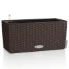 LECHUZA® Blumenkasten BALCONERA Cottage 40 Mokka All-in-One