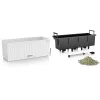 LECHUZA® Blumenkasten BALCONERA Cottage 50 Weiß All-in-One
