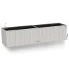 LECHUZA® Blumenkasten BALCONERA Cottage 80 Lichtgrau All-in-One