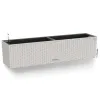 LECHUZA® Blumenkasten BALCONERA Cottage 80 Lichtgrau All-in-One
