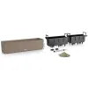 LECHUZA® Blumenkasten BALCONERA Cottage 80 Sandbraun All-in-One