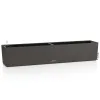 LECHUZA® Blumenkasten BALCONERA Stone 100 Graphitschwarz All-in-One