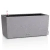 LECHUZA® Blumenkasten BALCONERA Stone 40 Steingrau All-in-One