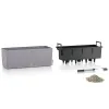 LECHUZA® Blumenkasten BALCONERA Stone 50 Steingrau All-in-One