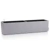 LECHUZA® Blumenkasten BALCONERA Stone 80 Steingrau All-in-One