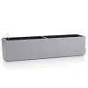 LECHUZA® Blumenkasten BALCONERA Stone 80 Steingrau All-in-One