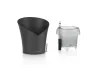 LECHUZA® Orchideentopf ORCHIDEA Schiefergrau matt All-in-One