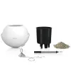 LECHUZA® Pflanzenampeln BOLA Color 32 Weiß All-in-One