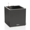 LECHUZA® Pflanzgefäß CANTO Stone 30 LED low, Graphitschwarz