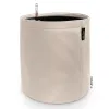 LECHUZA® Pflanzgefäße TRENDCOVER Kunstleder 32 Creme beige All-in-One