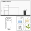 LECHUZA® Pflanzgefäße CILINDRO Color 23 Weiß All-in-One Set