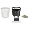 LECHUZA® Pflanzgefäße CLASSICO Color LS 35 Weiß seidenmatt All-in-One