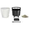 LECHUZA® Pflanzgefäße CLASSICO Color LS 35 Weiß seidenmatt All-in-One