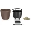 LECHUZA® Pflanzgefäße CLASSICO Color LS 43 Muskat seidenmatt All-in-One