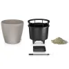 LECHUZA® Pflanzgefäße CLASSICO Color LS 43 Sandbraun seidenmatt All-in-One