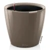 LECHUZA® Pflanzgefäße CLASSICO Premium LS 28 Taupe hochglänzend All-in-One