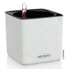 LECHUZA® Pflanzgefäße CUBE Color 14 Weiß mit Dochtsystem