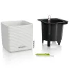 LECHUZA® Pflanzgefäße CUBE Color 14 Weiß mit Dochtsystem