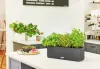 LECHUZA® Pflanzgefäße CUBE Color Triple / BALCONISSIMA Color 40 Schiefergrau