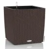 LECHUZA® Pflanzgefäße CUBE Cottage 30 Mokka all-in-One