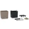 LECHUZA® Pflanzgefäße CUBE Cottage 50 Sandbraun All-in-One