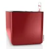 LECHUZA® Pflanzgefäße CUBE Glossy Triple Scarlet rot hochglänzend