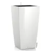 LECHUZA® Pflanzgefäße CUBICO 40 Weiß hochglänzend All-in-One
