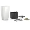 LECHUZA® Pflanzgefäße CUBICO 40 Weiß hochglänzend All-in-One
