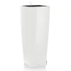 LECHUZA® Pflanzgefäße CUBICO ALTO Premium 40 Weiß hochglanz All-in-One